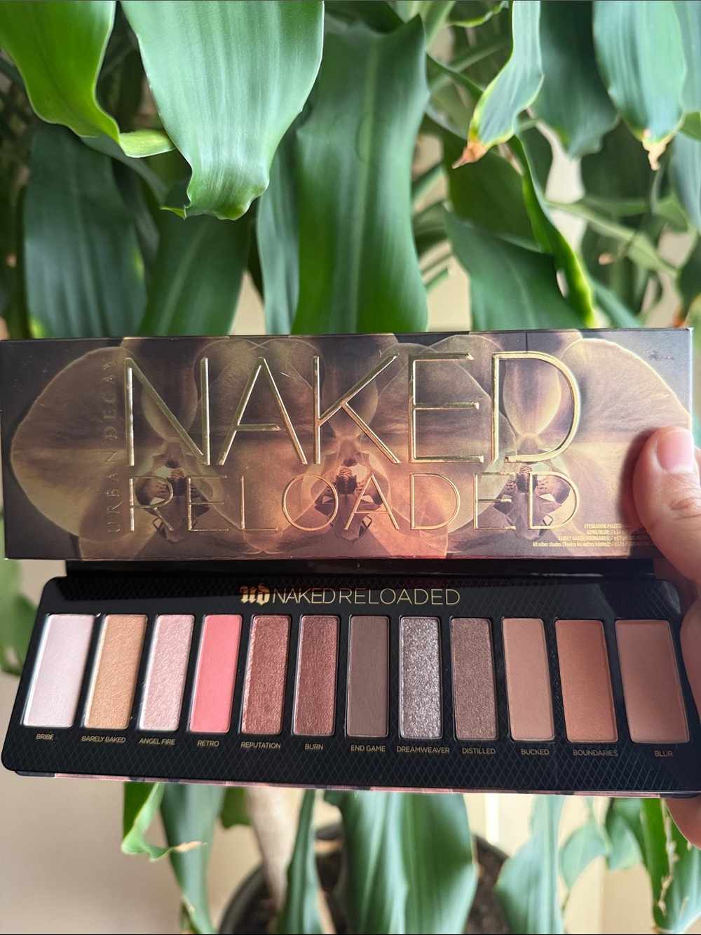 Urban Decay Naked Reloaded Eyeshadow Palette — Pink, Peach, Bronze, Brown, Cream